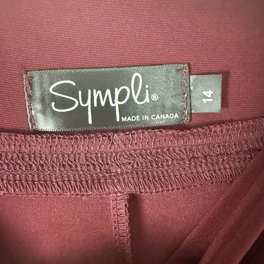 Sympli Nu Jersey Maxi Skirt Wine Women’s US 14